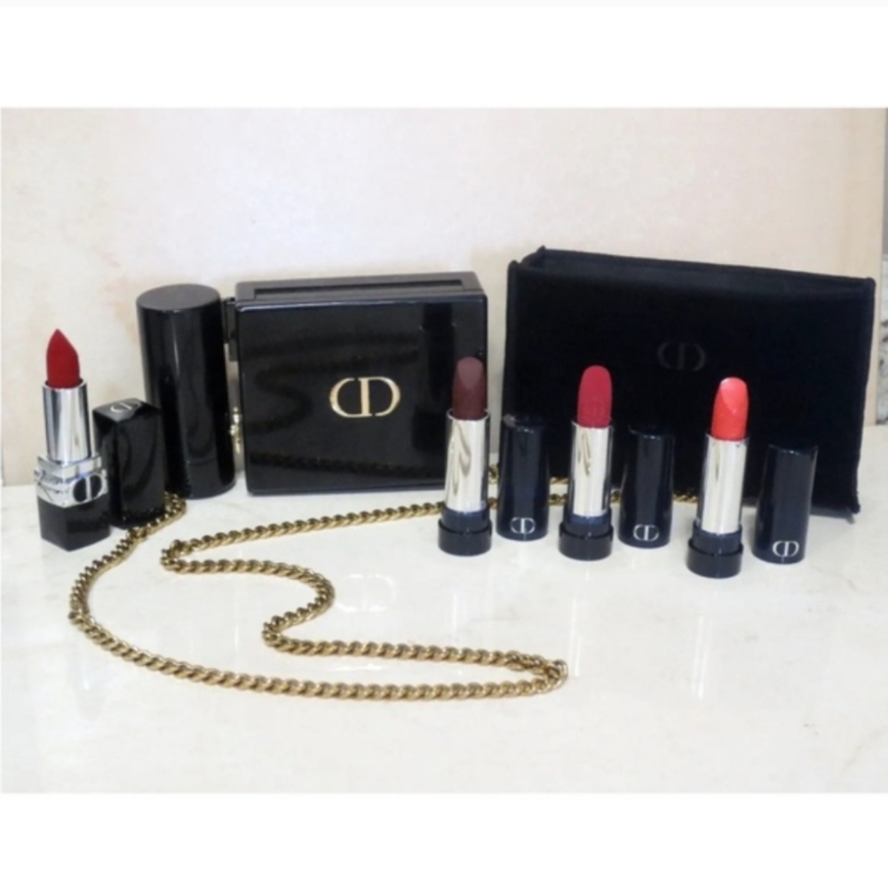 Dior Minaudière 5-Pc. Limited Edition Rouge Dior Lipstick Set Brand new